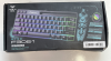 AULA WIND F3061 MEMBRANE RGB TKL WIRED SILICONE KEYBOARD